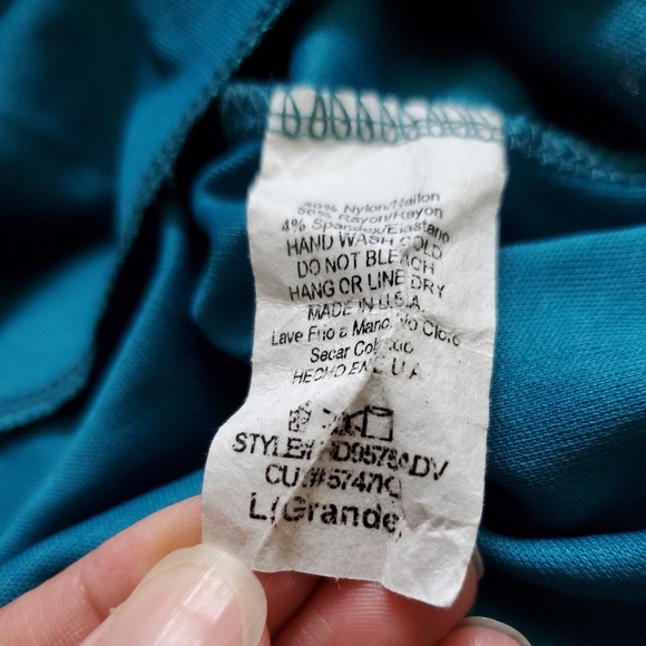 HELLO MISS | Pink & Teal Lace Sleeveless Dress - Picture 7 of 7